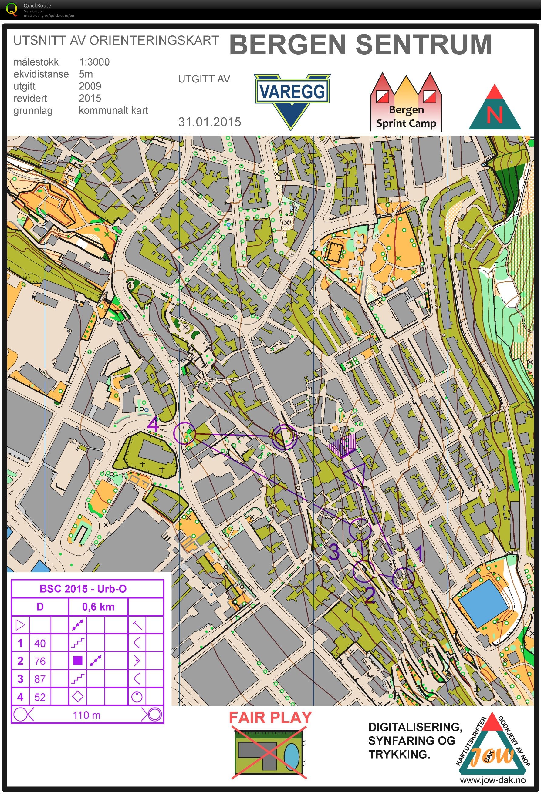 Bergen Sprint Camp // Urb-O - D (31/01/2015)