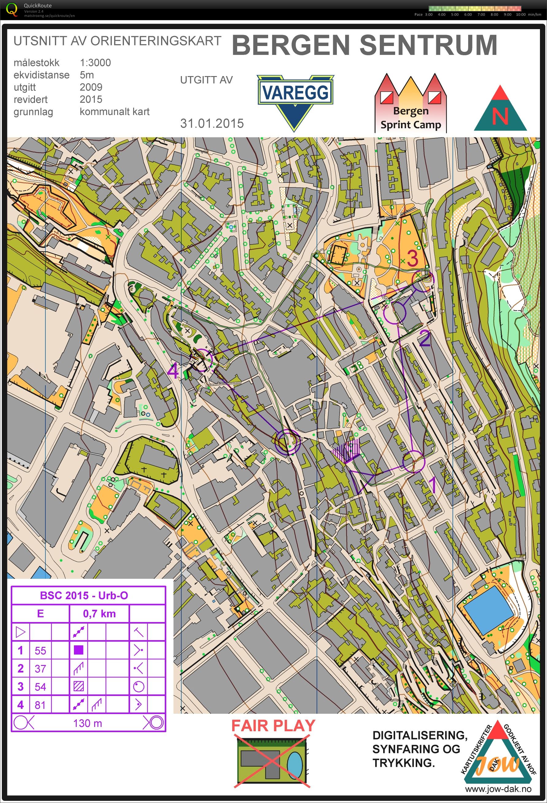 Bergen Sprint Camp // Urb-O - E (31-01-2015)