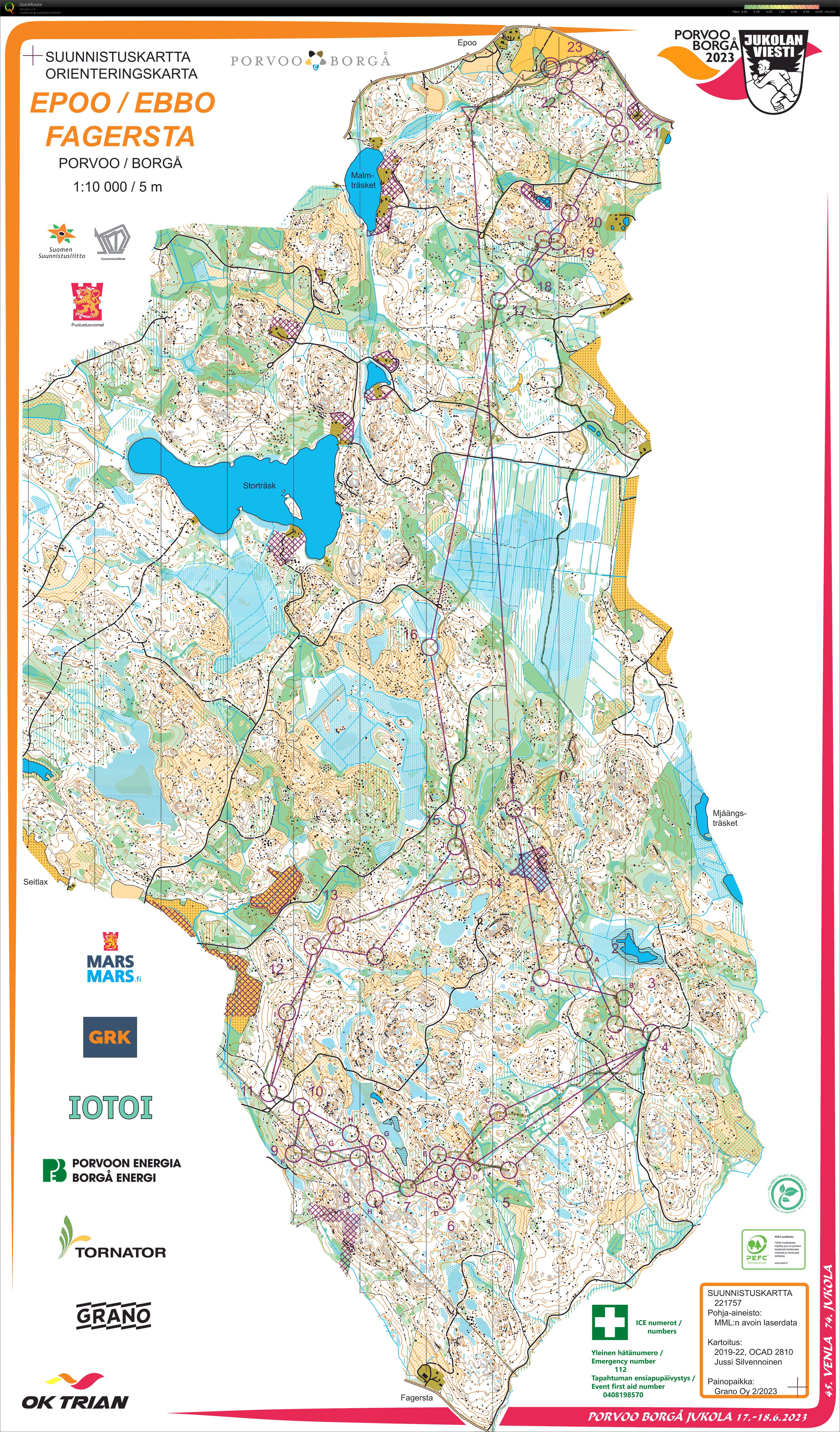 Porvoo-Jukola (17/06/2023)