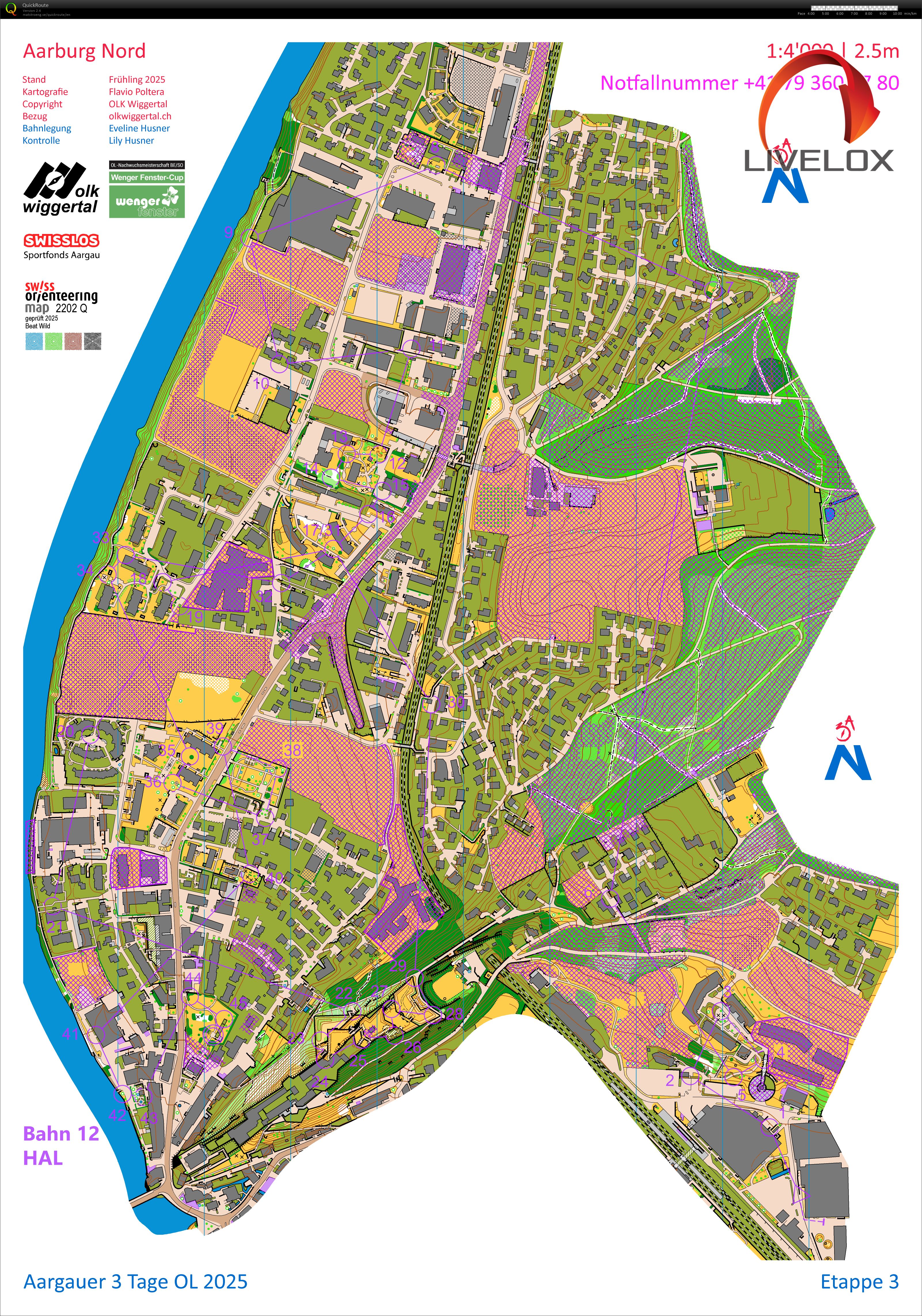 Aargauer 3-Tage-OL E3 (chasing start) (09/06/2025)