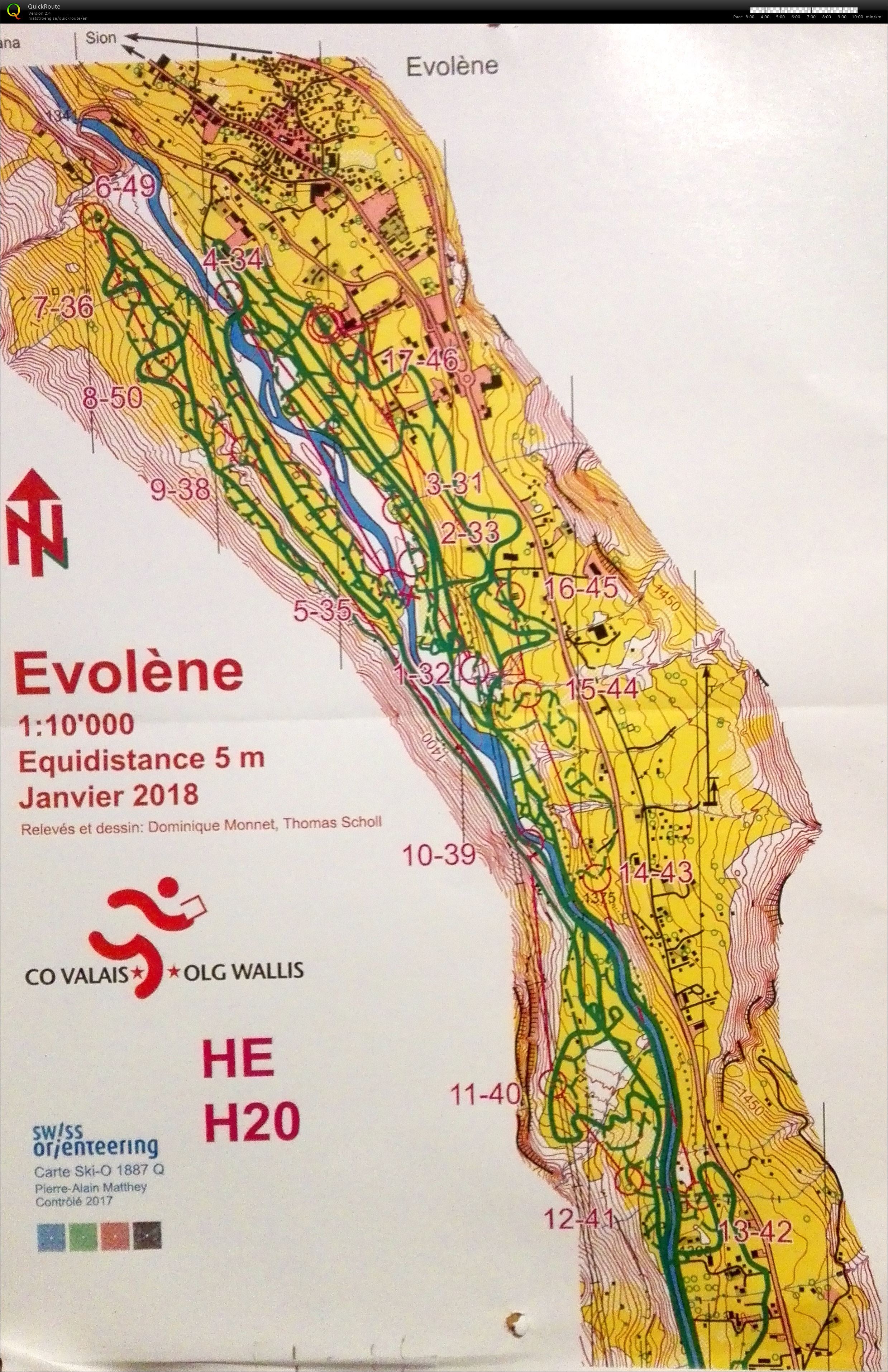 Ski-O Evolène (24-02-2018)