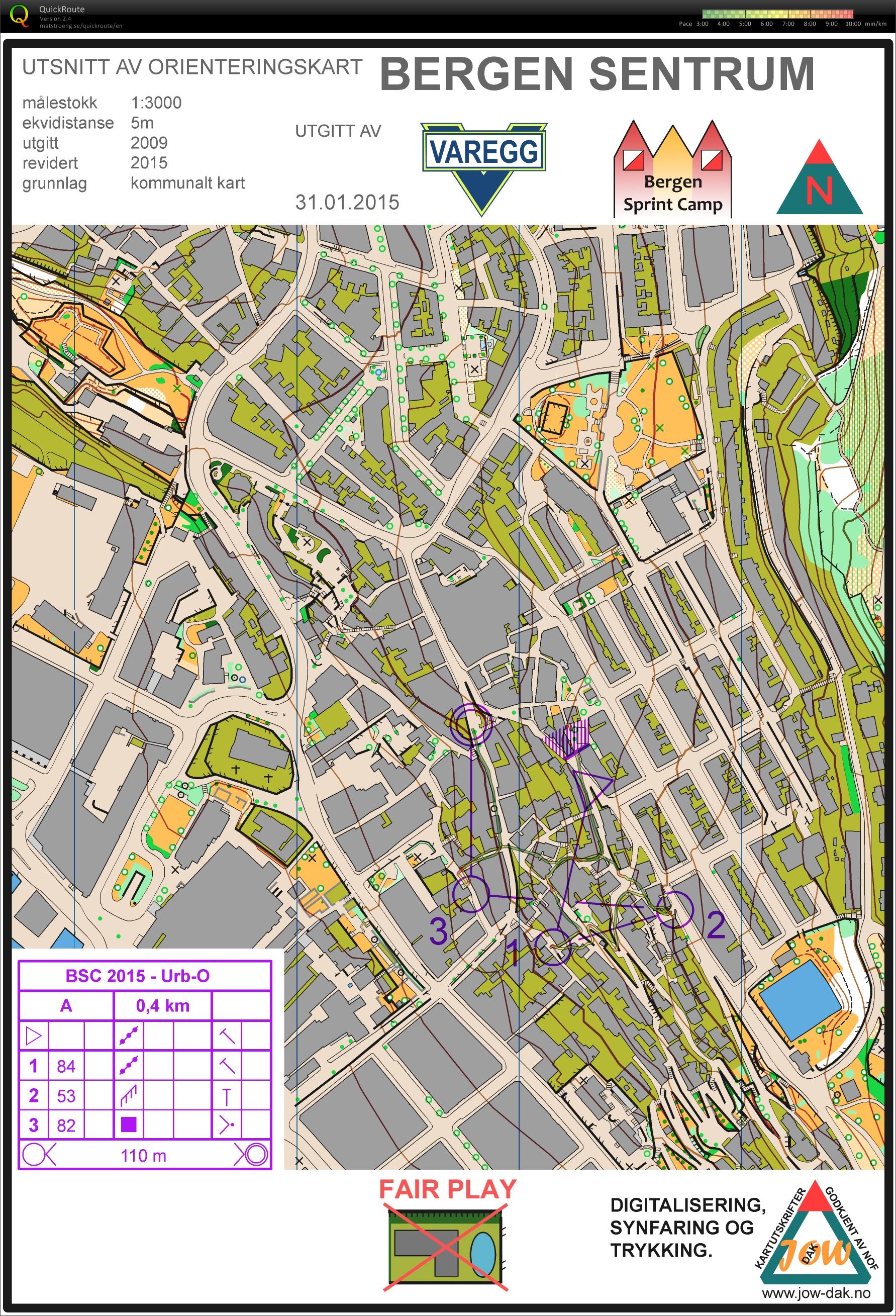 Bergen Sprint Camp // Urb-O - A (31/01/2015)