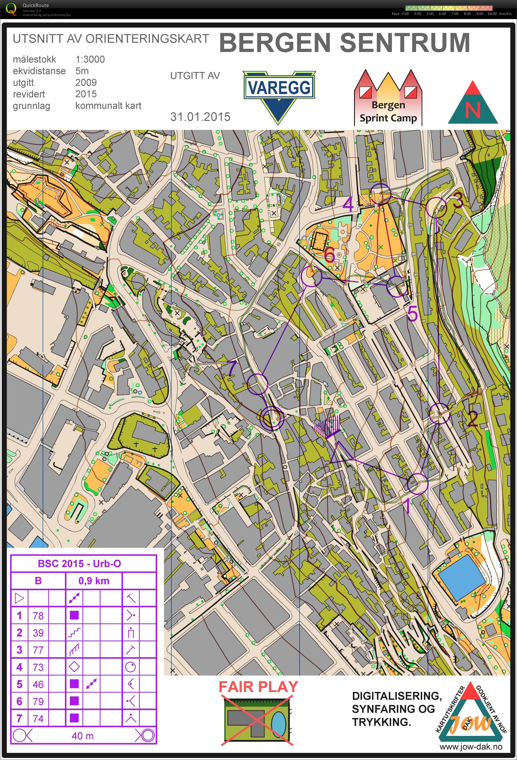 Bergen Sprint Camp // Urb-O - B (31/01/2015)